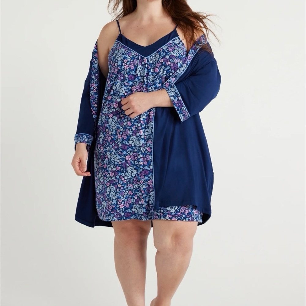 Joyspun Plus Size 3X (22/24) Knit Short Chemise